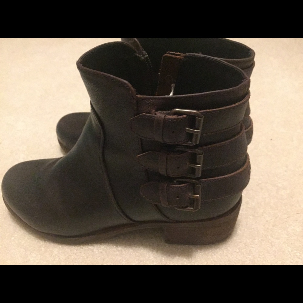 Ugg ankle boots- dark brown